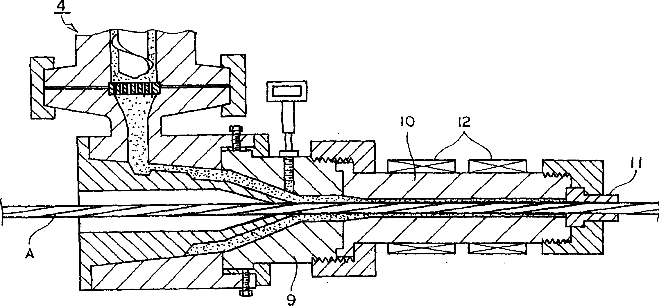 Method for manufacturing rustproof coated steel strand