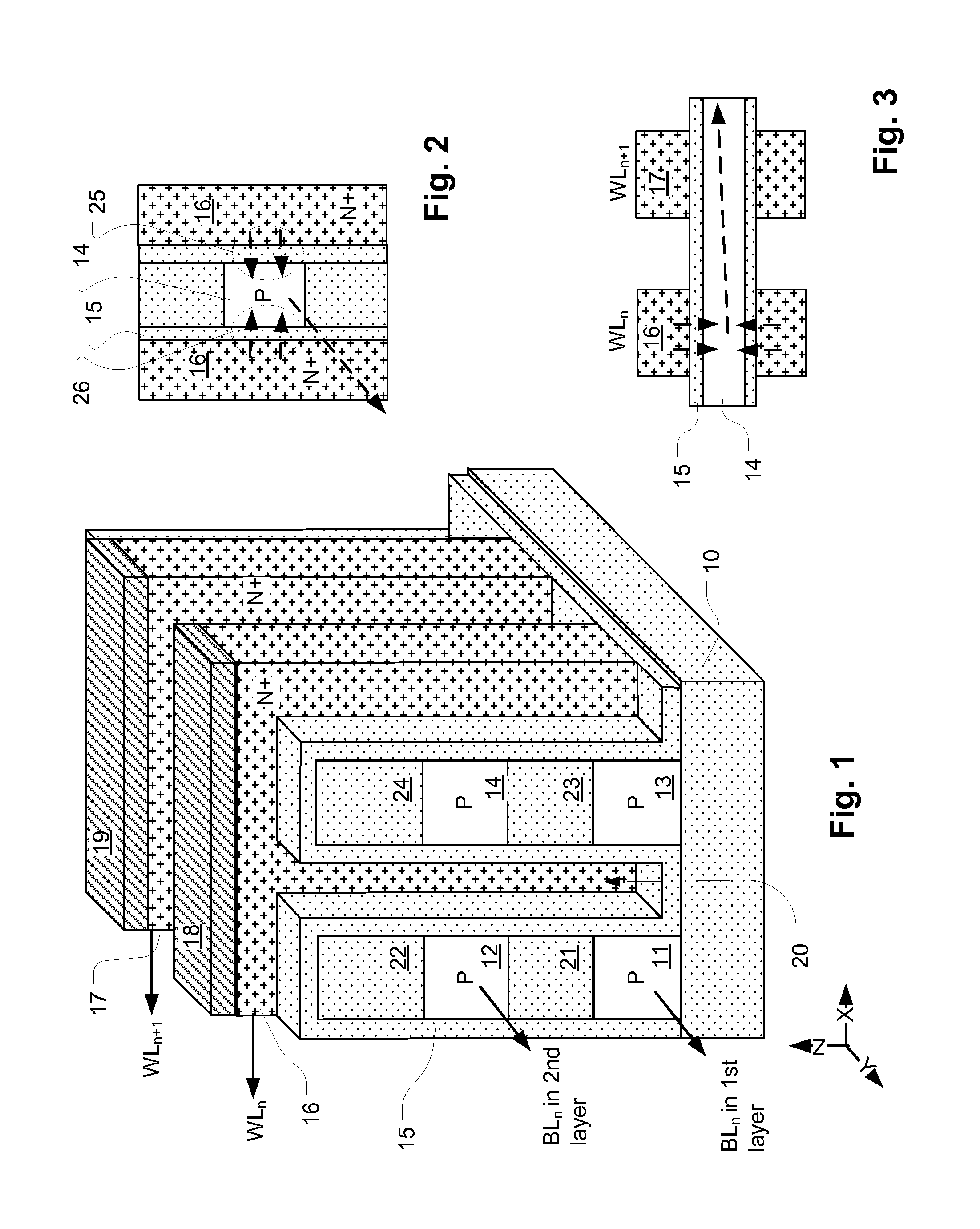 Memory architecture of 3D NOR array