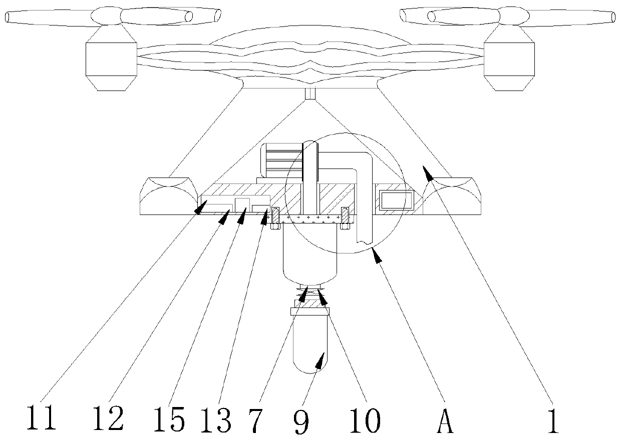 Multipurpose unmanned aerial vehicle water taking device