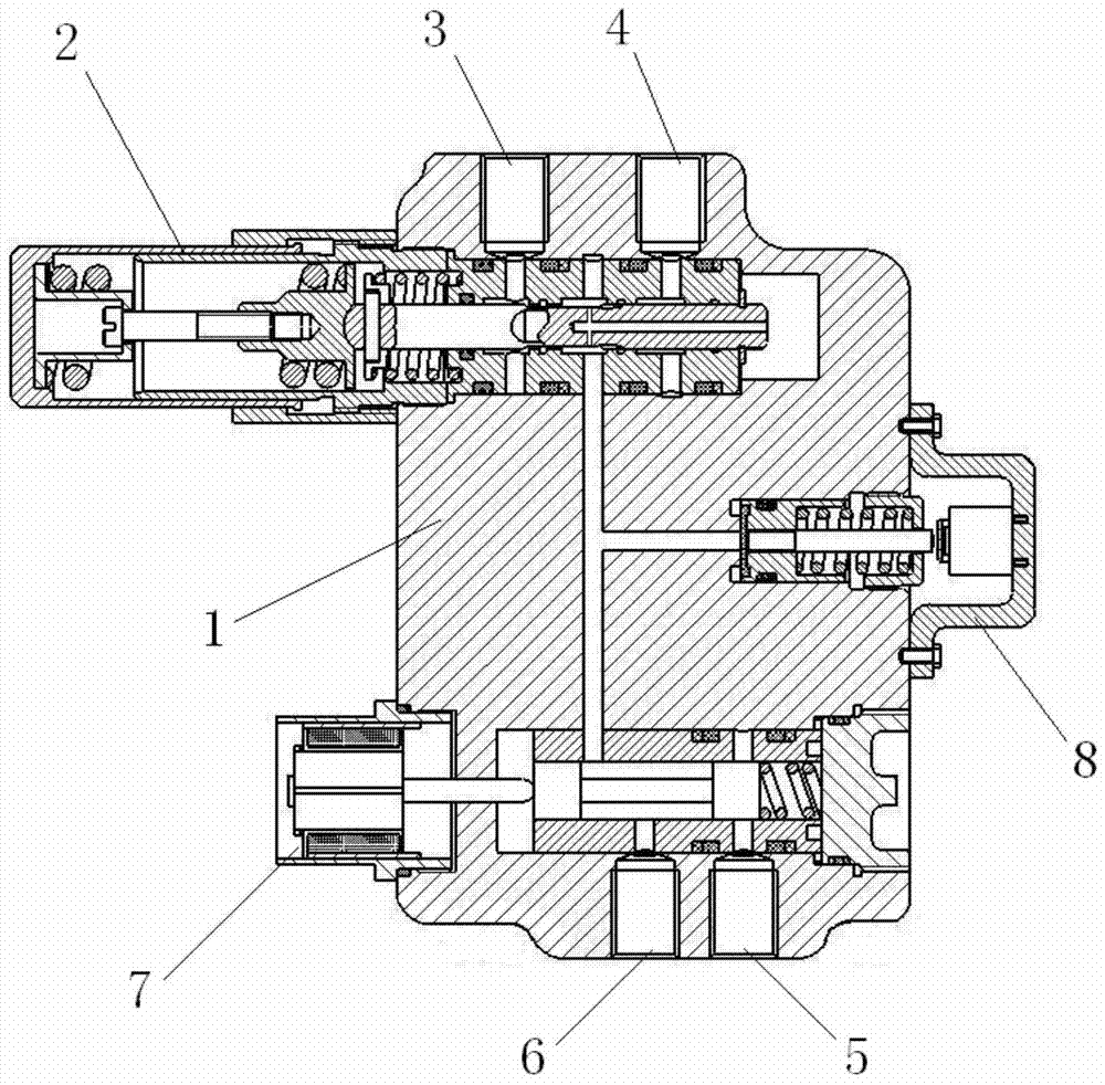 A brake valve with non-decompression direct supply capability