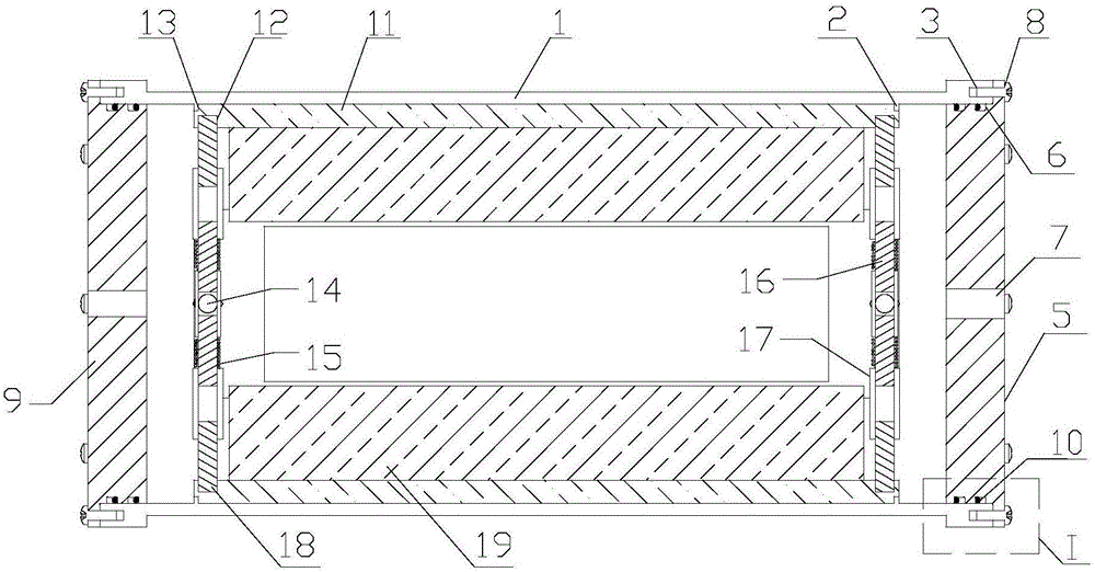 Water-cooled heat dissipation type pressure-resistant electronic cabin