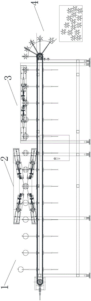 Multi-cutter head mechanism combined ball digging device and application of flesh ball digging equipment thereof