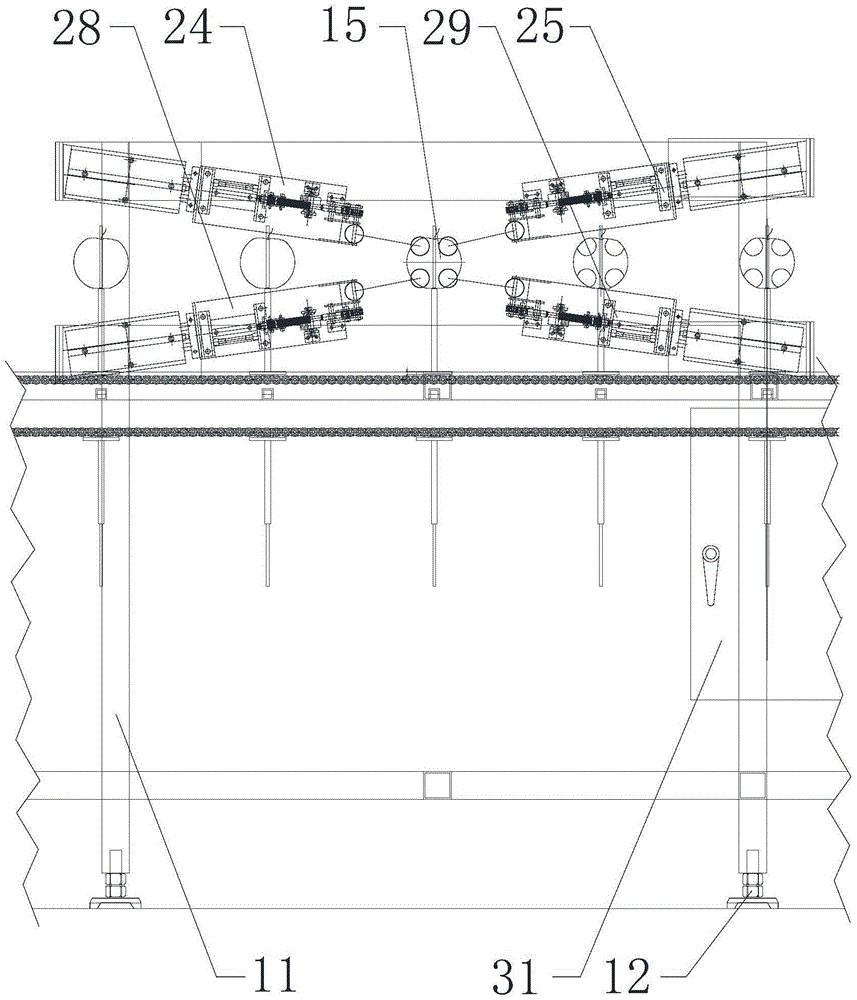 Multi-cutter head mechanism combined ball digging device and application of flesh ball digging equipment thereof