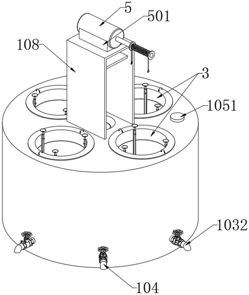 Cultivation tank with turnover plate for rural agricultural aquatic organism cultivation