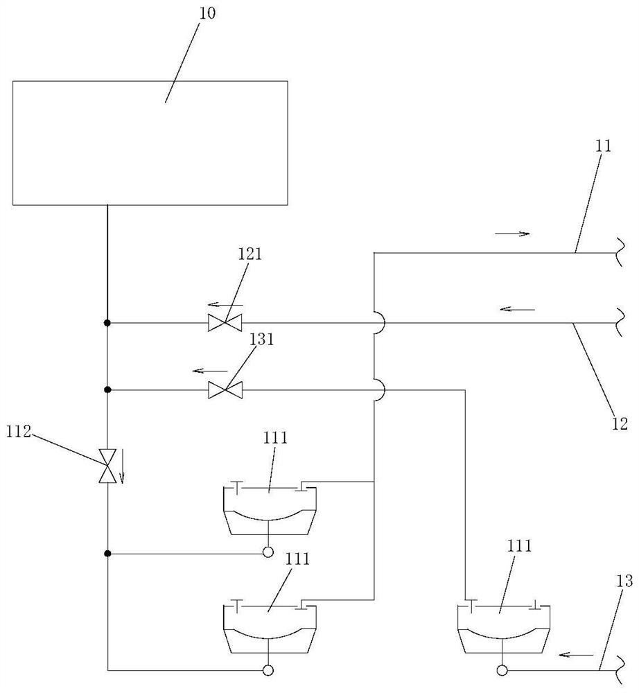 Coal mine wastewater recycling system