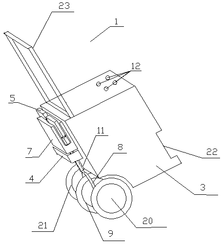 Draw-bar box electric vehicle