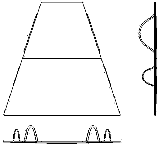 Trapezoid mask with breath focusing function and selective filtrating function