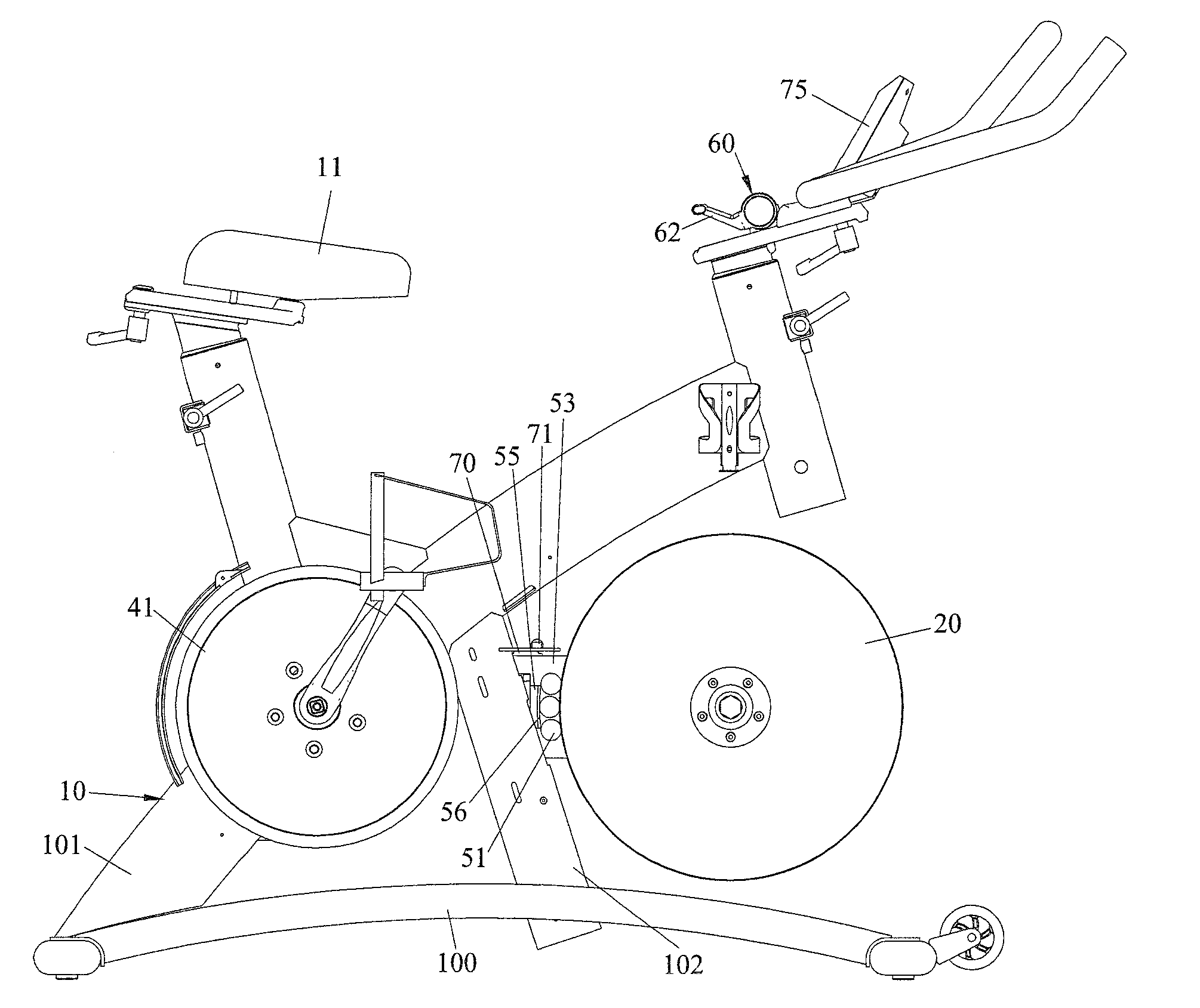 Exerciser having magnets adjusting device