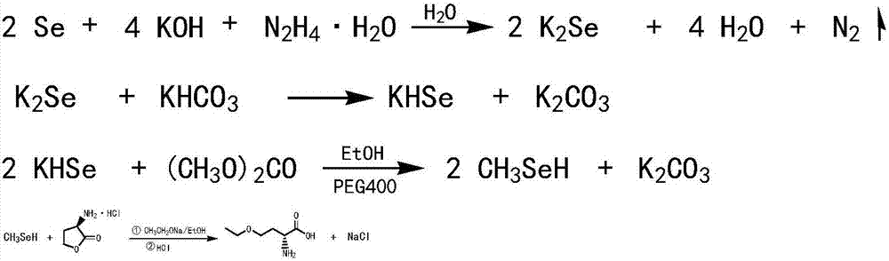 Preparation method for selenomethionine