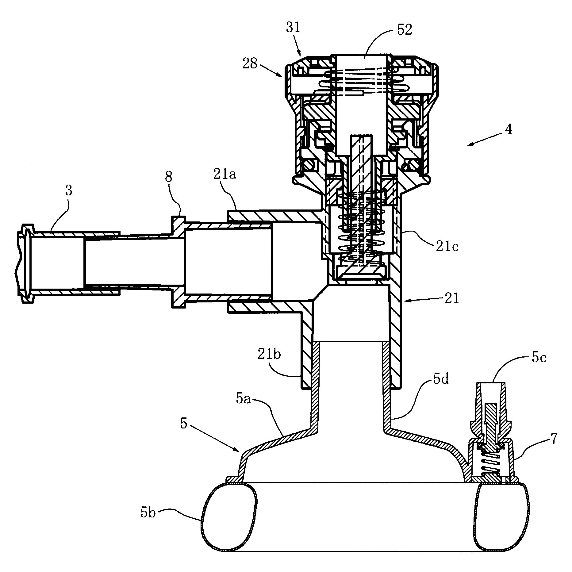 Pressure Controller for Artificial Respirator and Artificial Respirator Using the Same