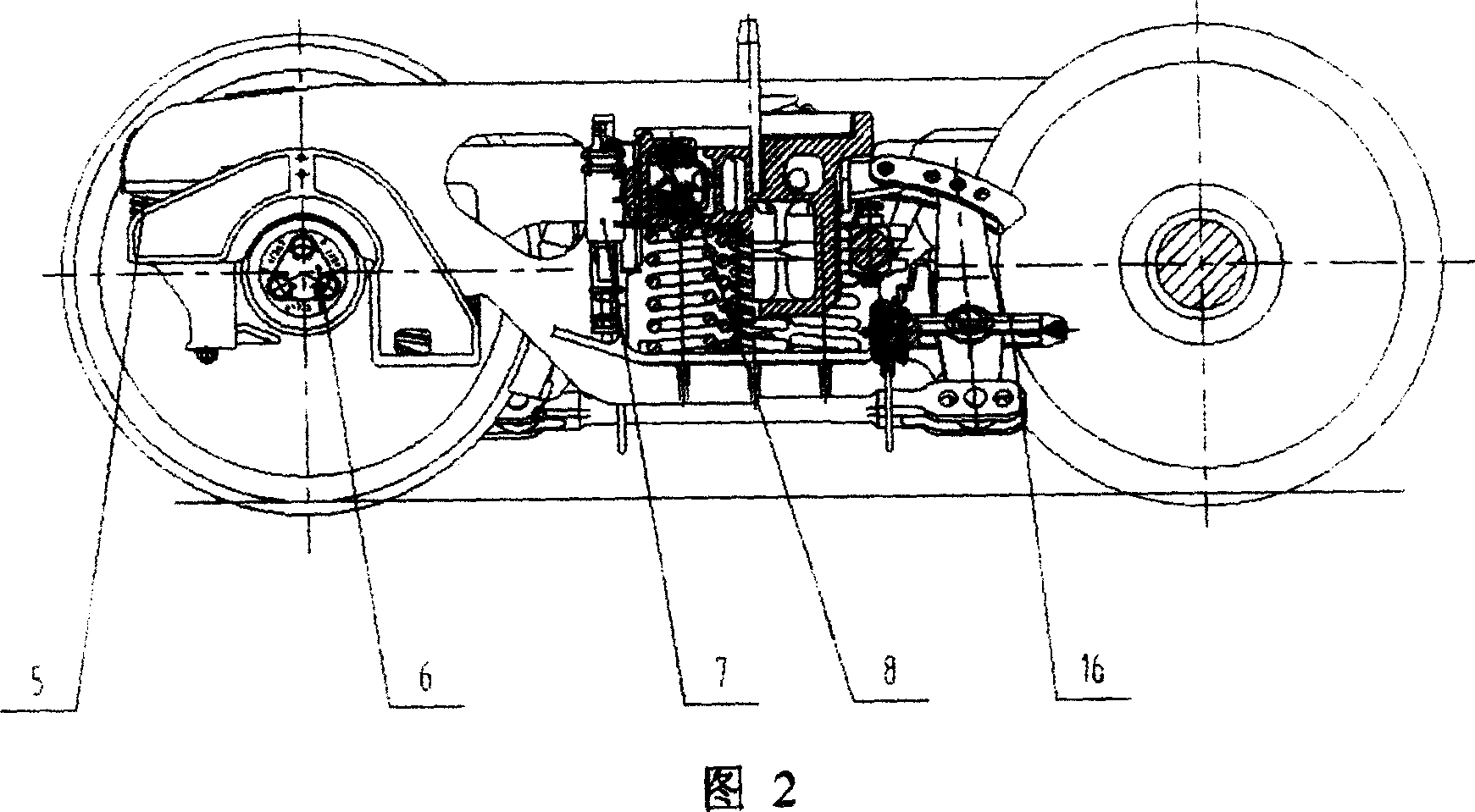 Large axle load bogie