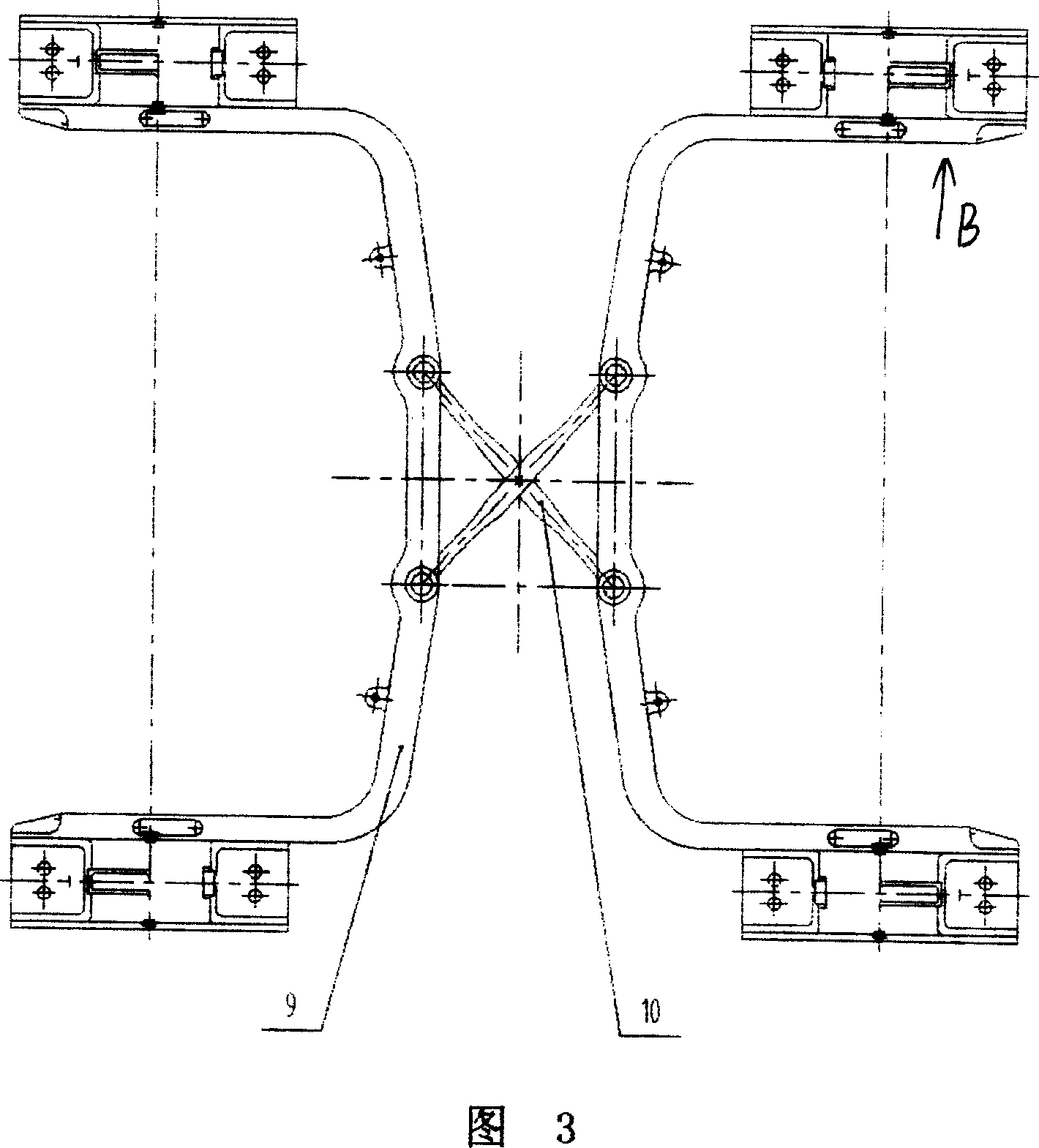 Large axle load bogie