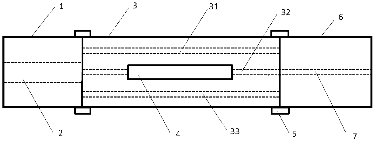 Mach-Zehnder interferometer based on three-core optical fiber