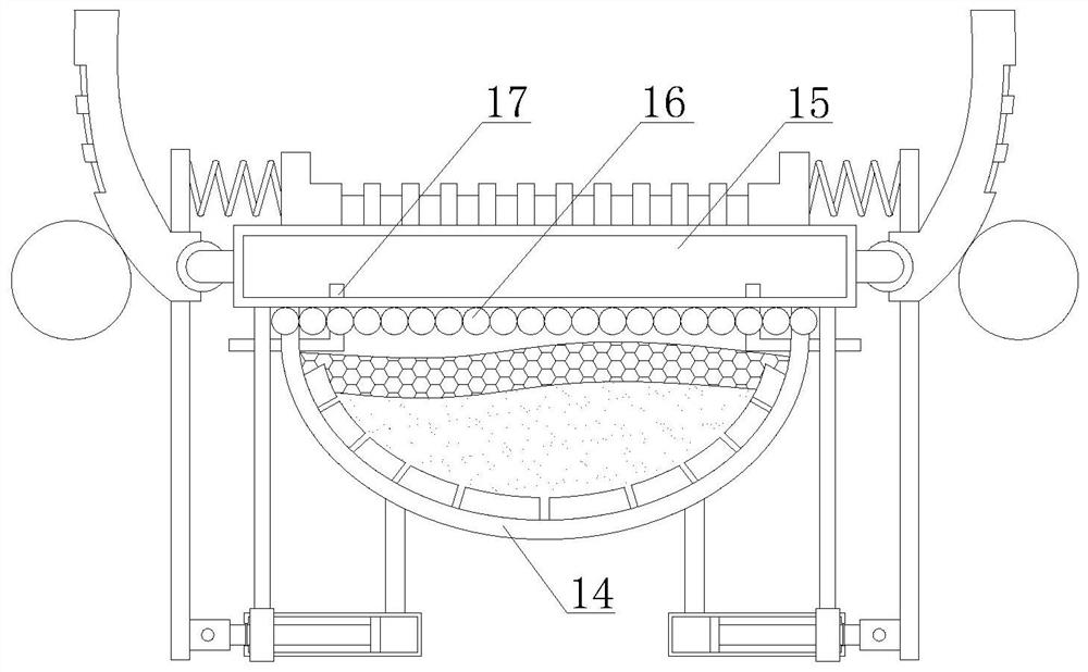 Anti-rollover biological floating bed for river regulation and implementation method of anti-rollover biological floating bed