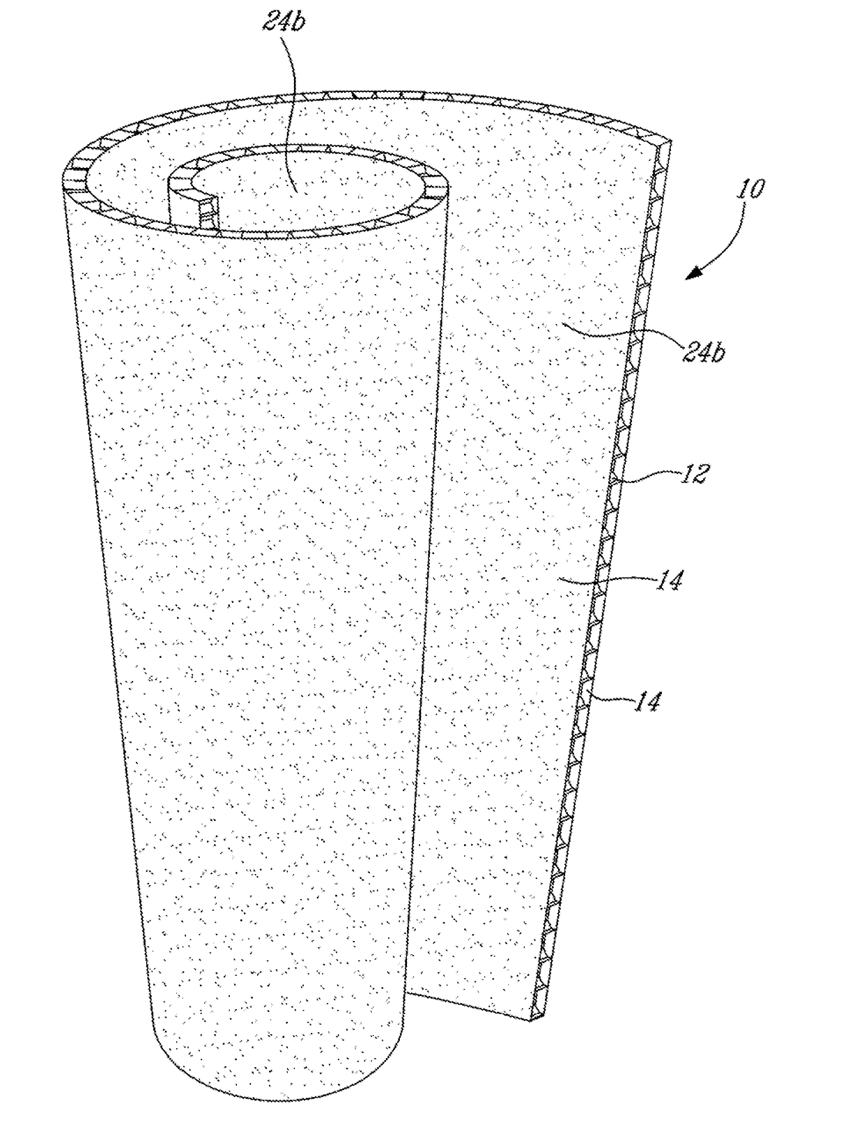 Flexible cellulosic fiber-based honeycomb material