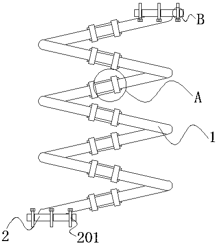 Buffer spring for automobile engine protection