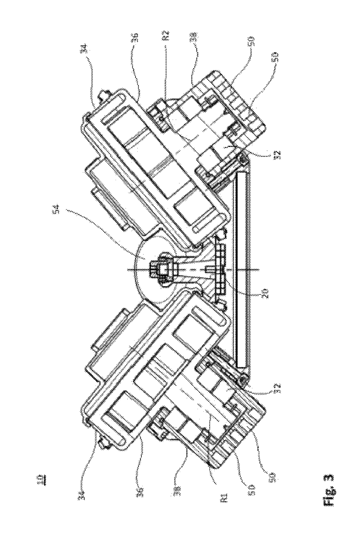 Dual centrifuge rotor with damping mass