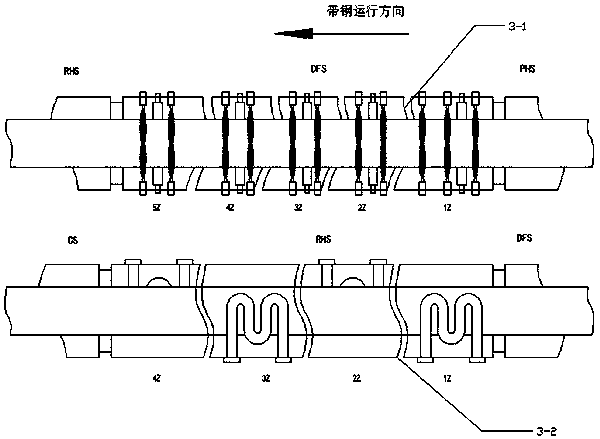 Method for preventing weld seam strip breakage of thin material strip steel