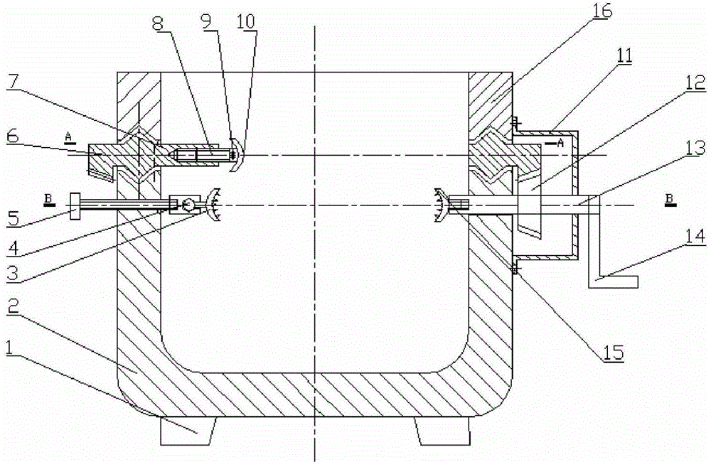 Box type hand-cranking fruit peeler