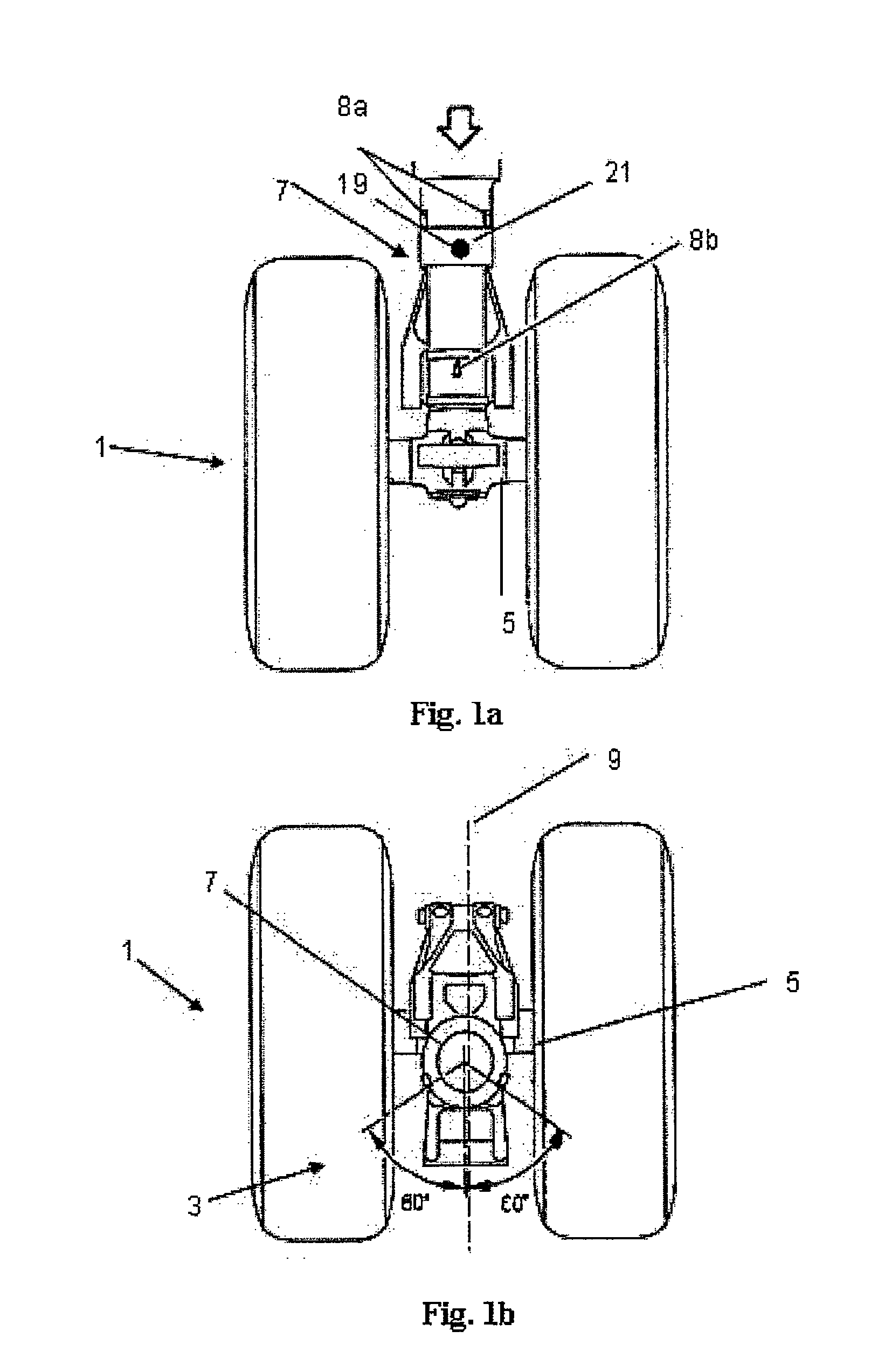 Aircraft steering angle warning system