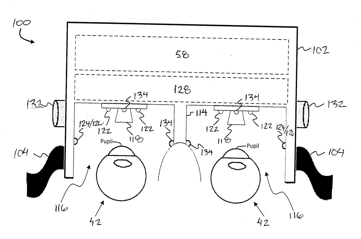 Portable ocular response testing device and methods of use