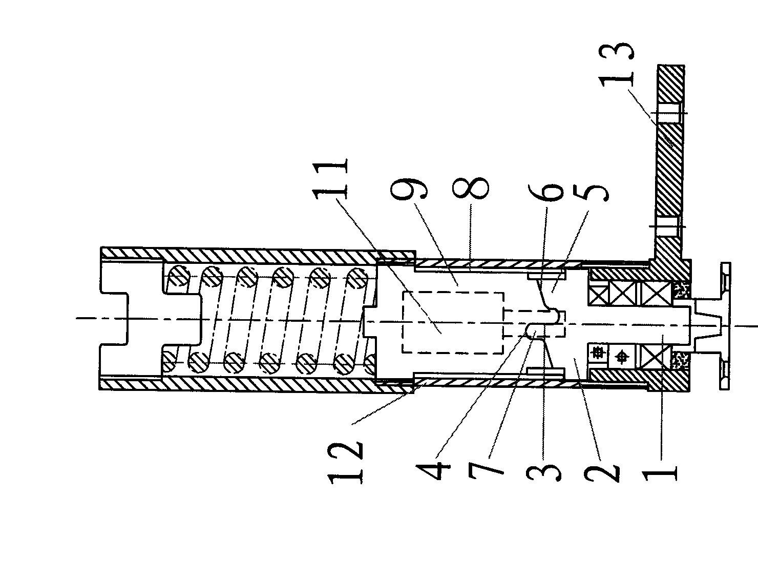 Vertical type ground hinge mechanism