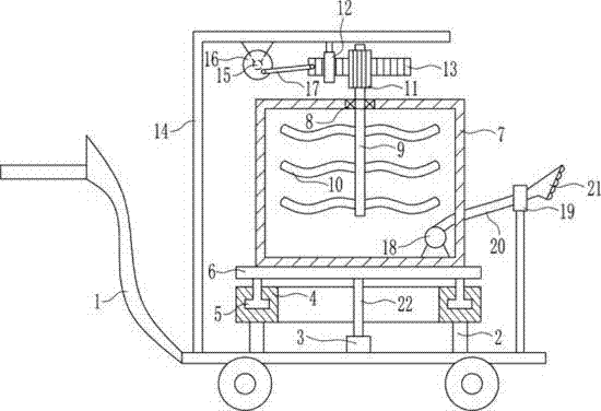 Orchid cultivation soil fertilization device