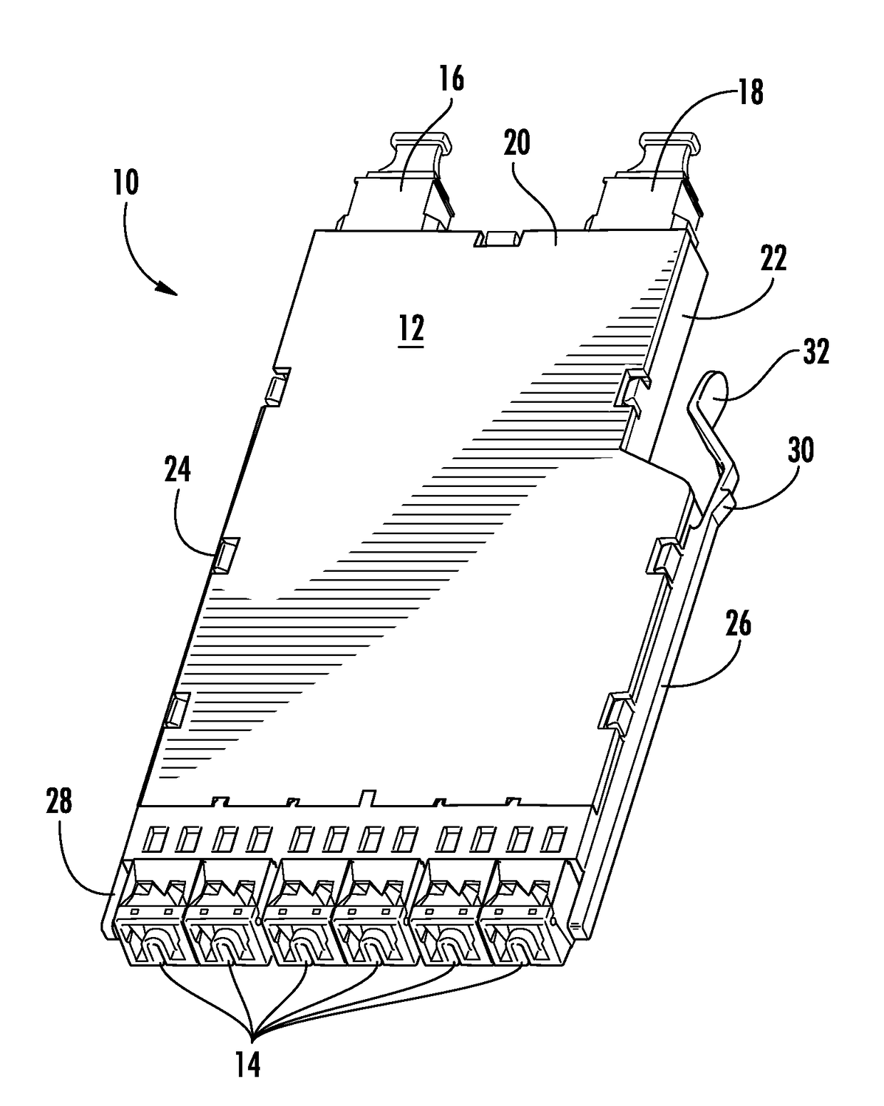 High-density port tap fiber optic modules, and related systems and methods for monitoring optical networks