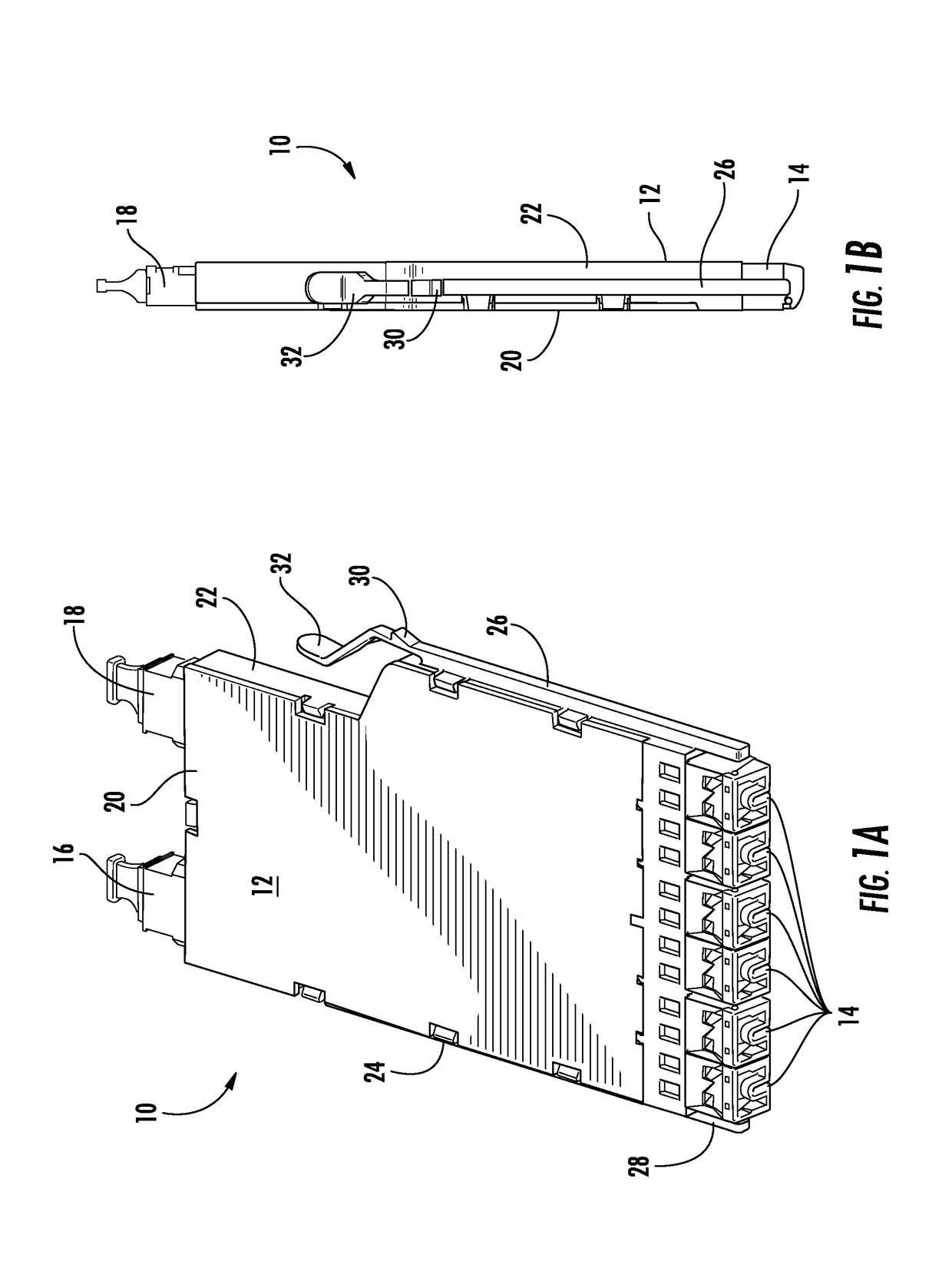 High-density port tap fiber optic modules, and related systems and methods for monitoring optical networks