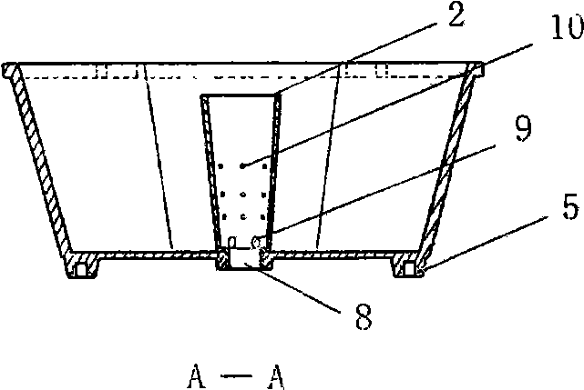 Stereo combined flower pot with function of drop irrigation