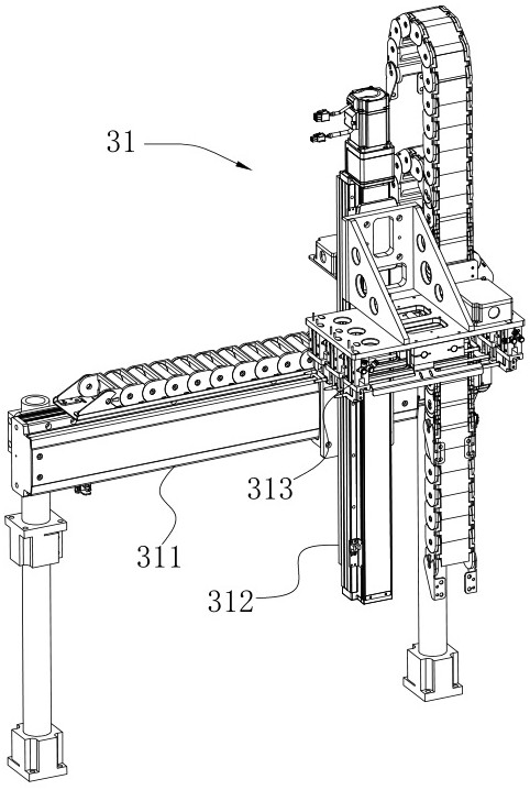 Conveying mechanism with counting and automatic compensation functions for dental floss packaging machine