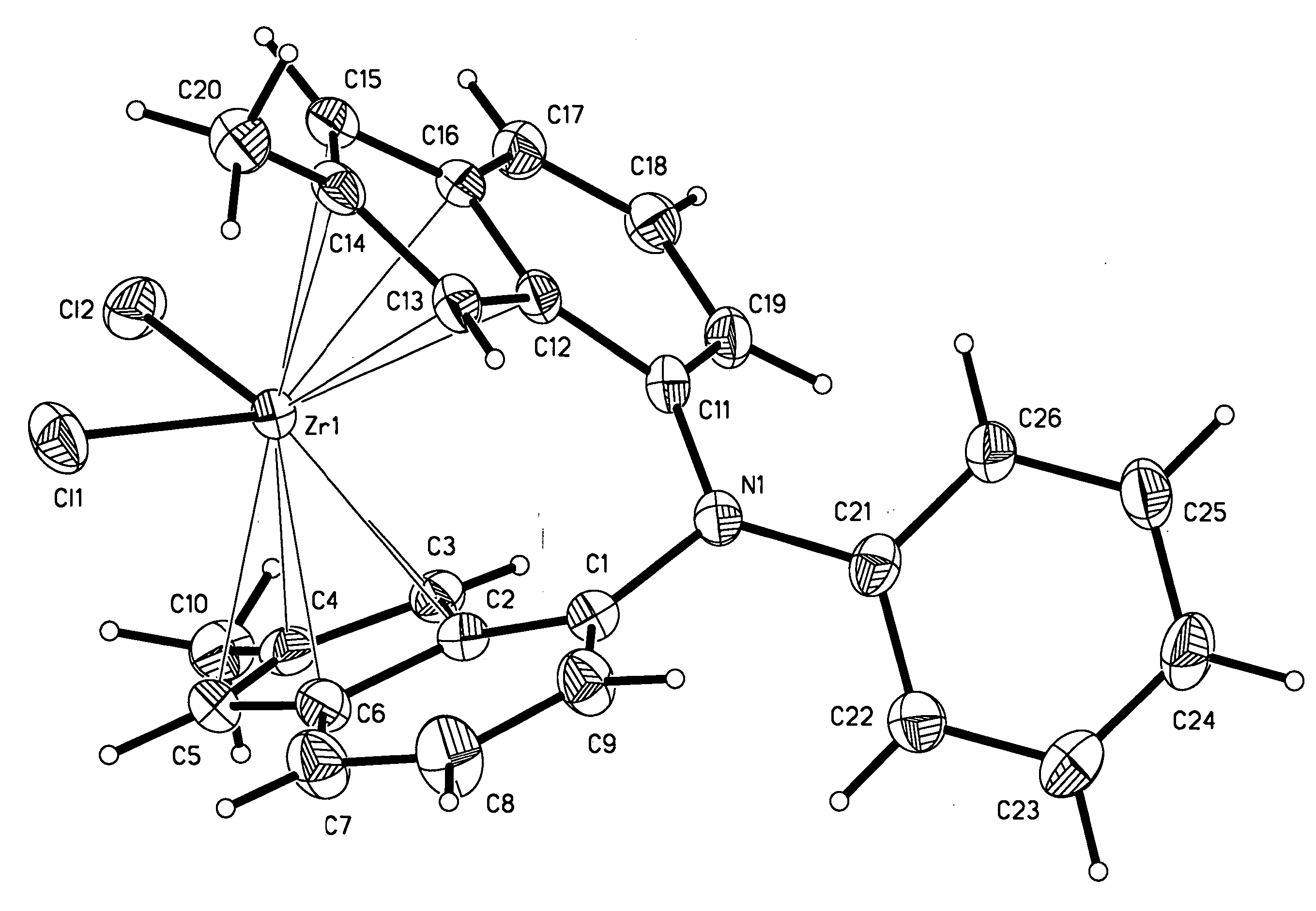 Heteroatom bridged metallocene compounds for olefin polymerization