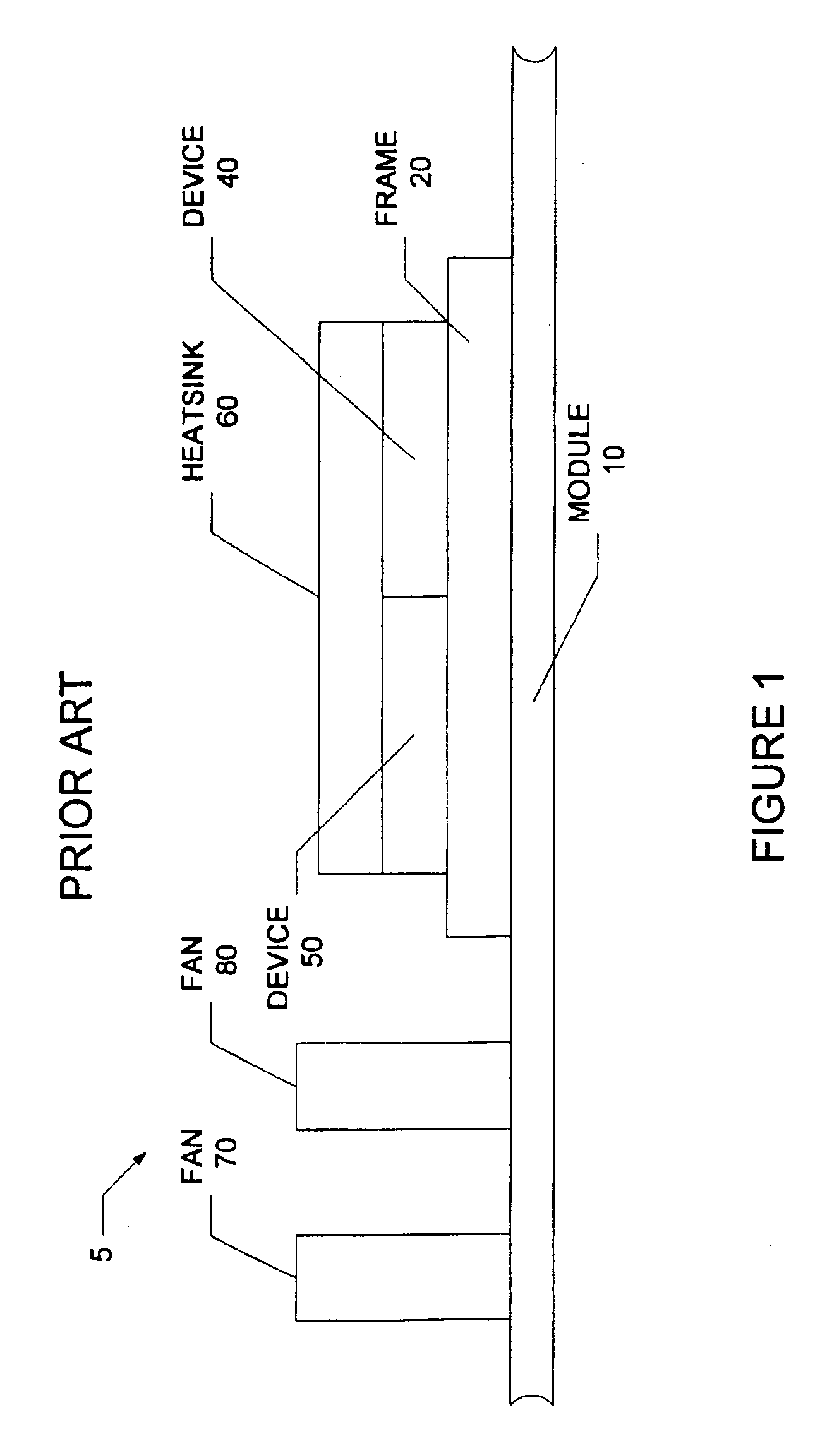 Electronics cooling subassembly