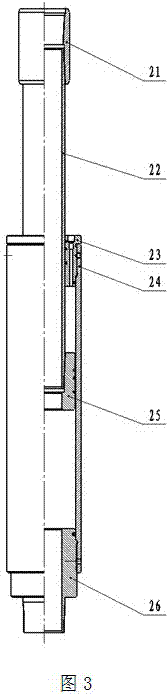 Lifting type layered oil production tubular column