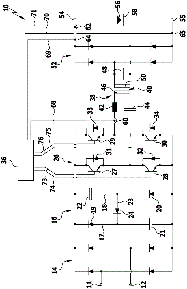 Method of minimizing harmonic loading by a welding power source and welding power source implementing the method