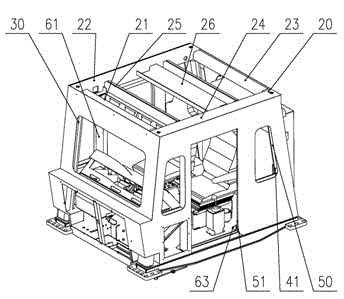 Mining dumper cab for preventing tipping and falling deformation