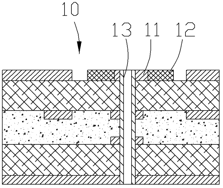 Production method of stepped groove circuit board with through hole, soldermask and circuit graphics at groove bottom