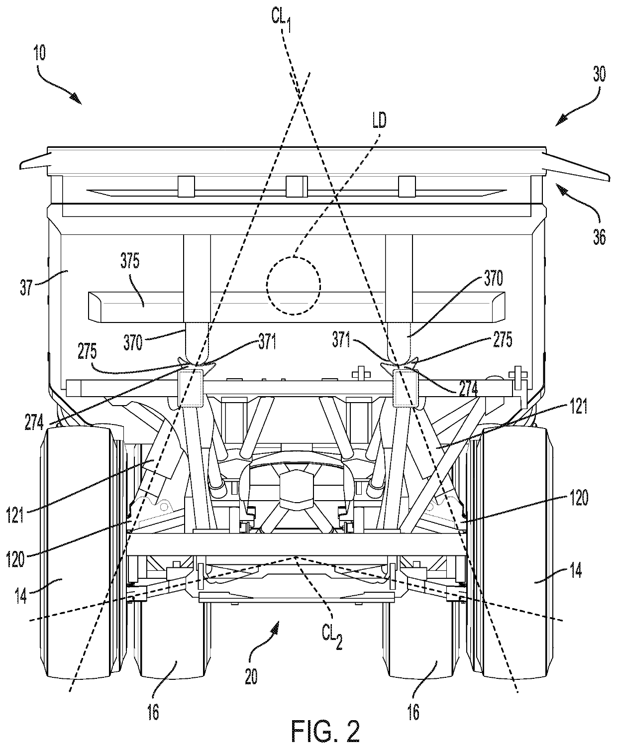 Space frame center upper frame connection