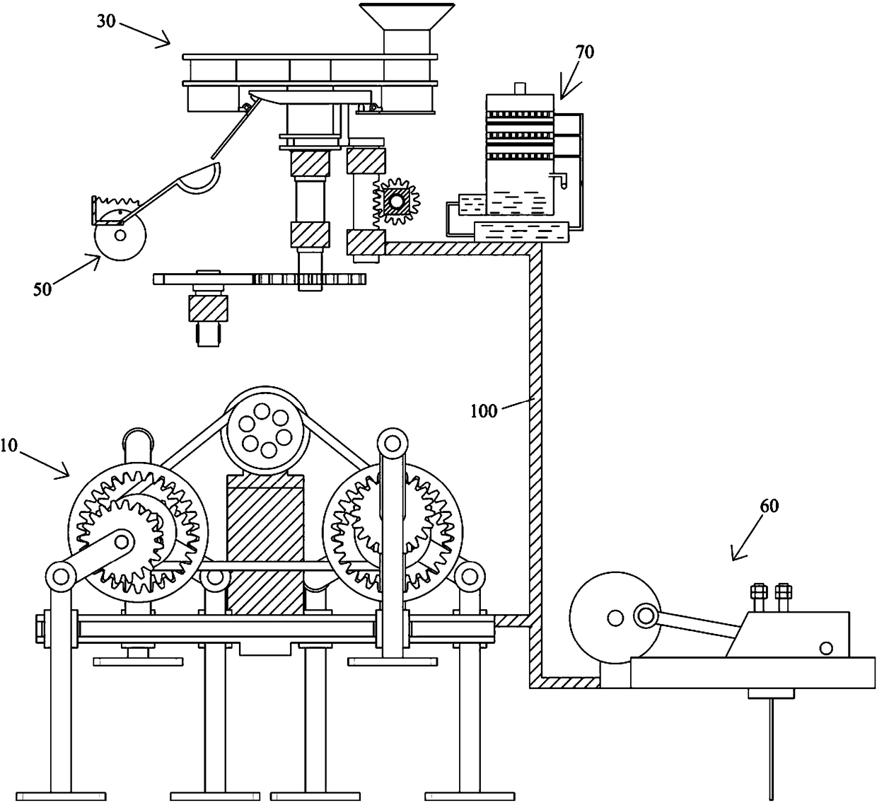 Environment-friendly dust collection operation equipment for building