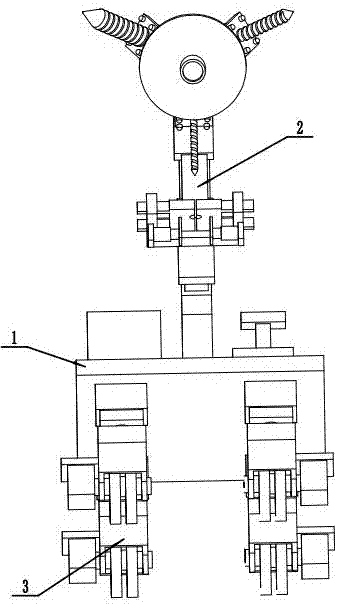 Moveable hole drilling robot