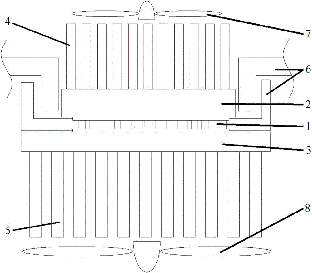 Refrigerating mechanism used for cooling of interior of vehicle headlamp assembly