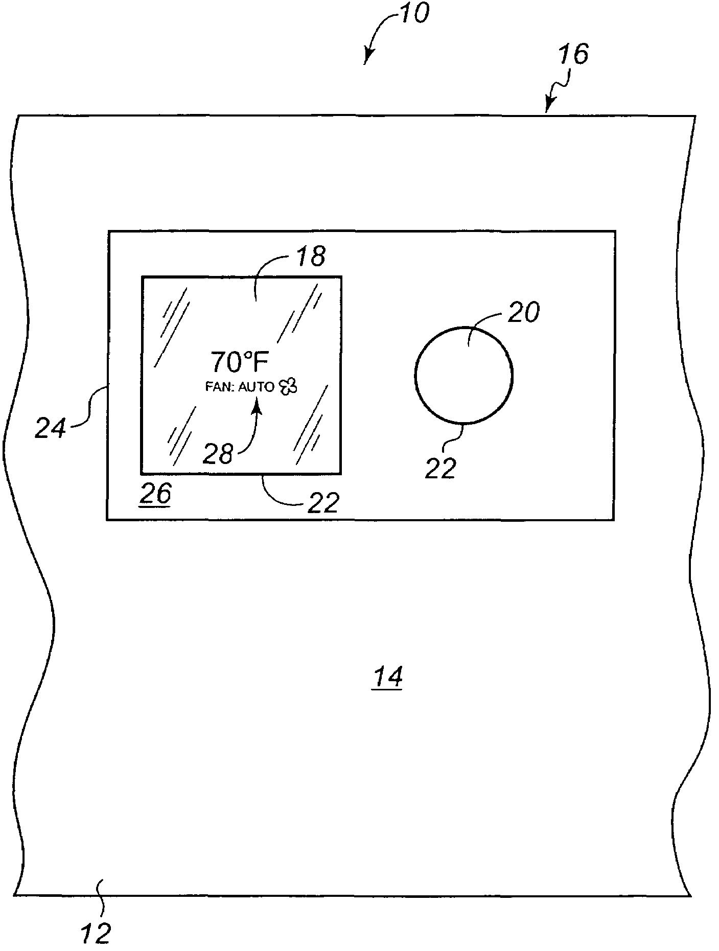 Rotatable thermostat