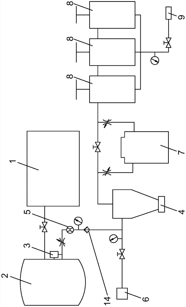 A method and system for applying biogas slurry to large-scale drip irrigation