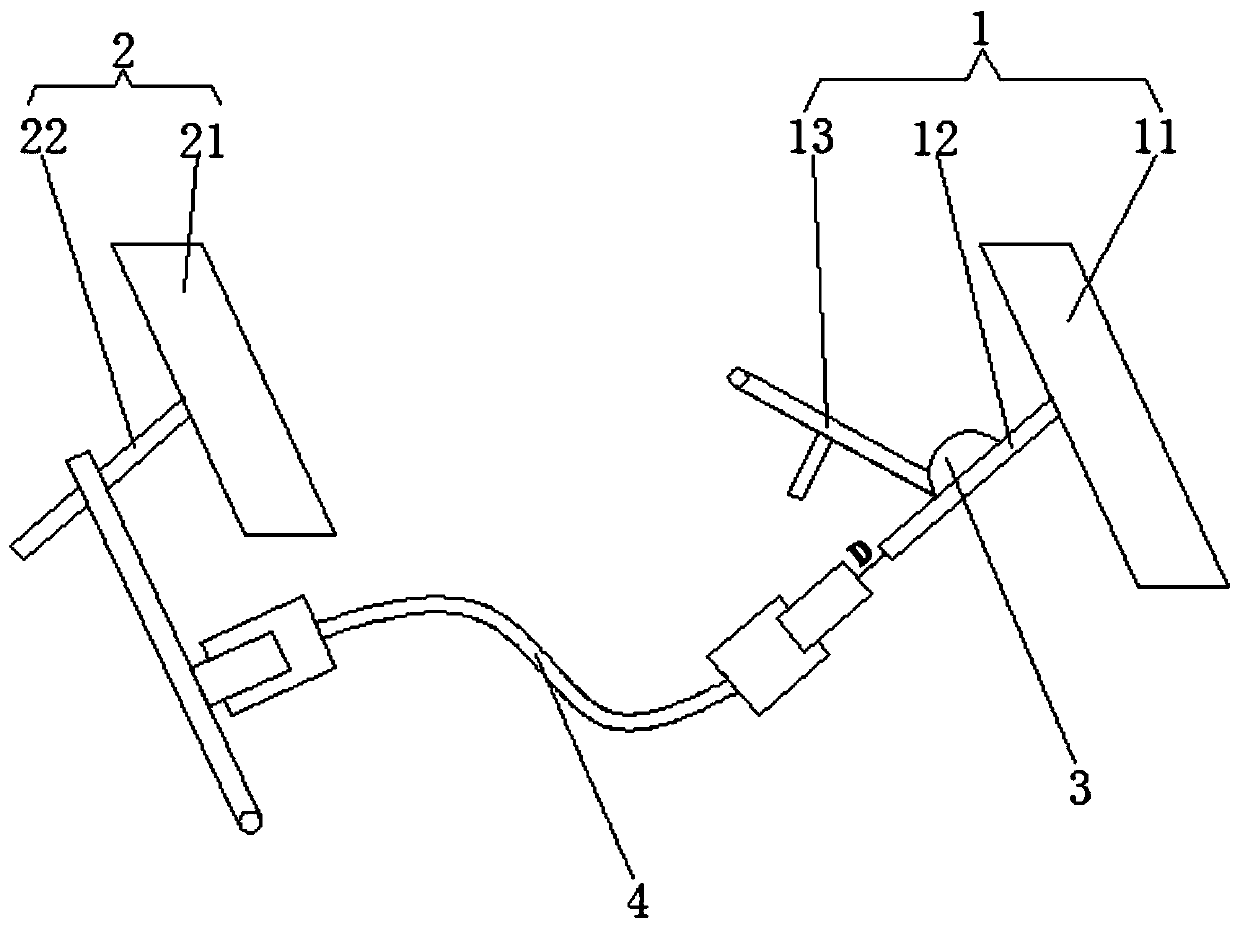 A safety device to prevent mistakenly using the gas pedal as a brake