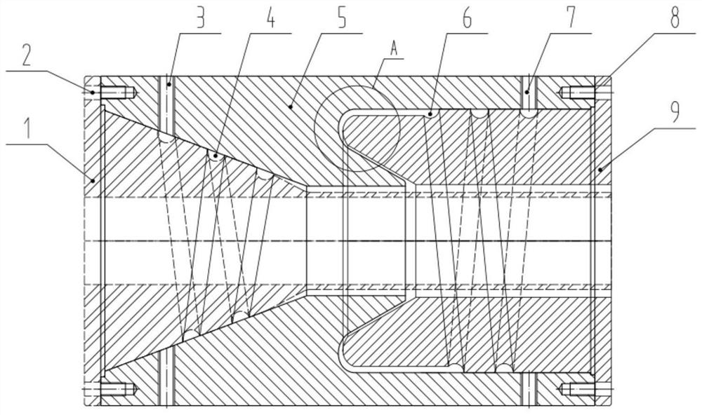 Permanent colored antistatic flame retardant polyolefin steel wire composite pipe, its preparation method and mold