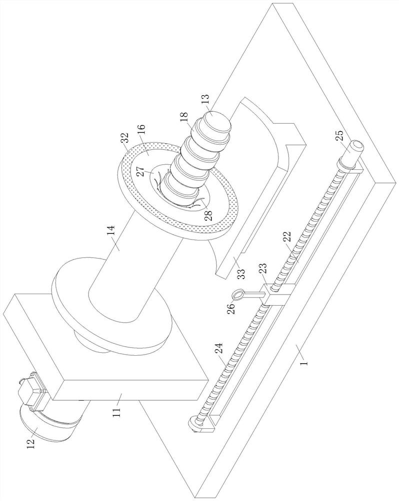 A textile yarn winding device