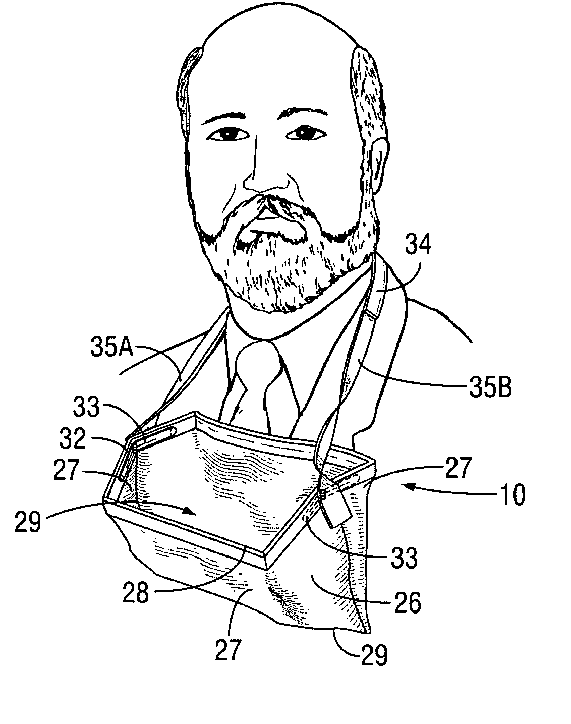 Facial hair trimmings catcher