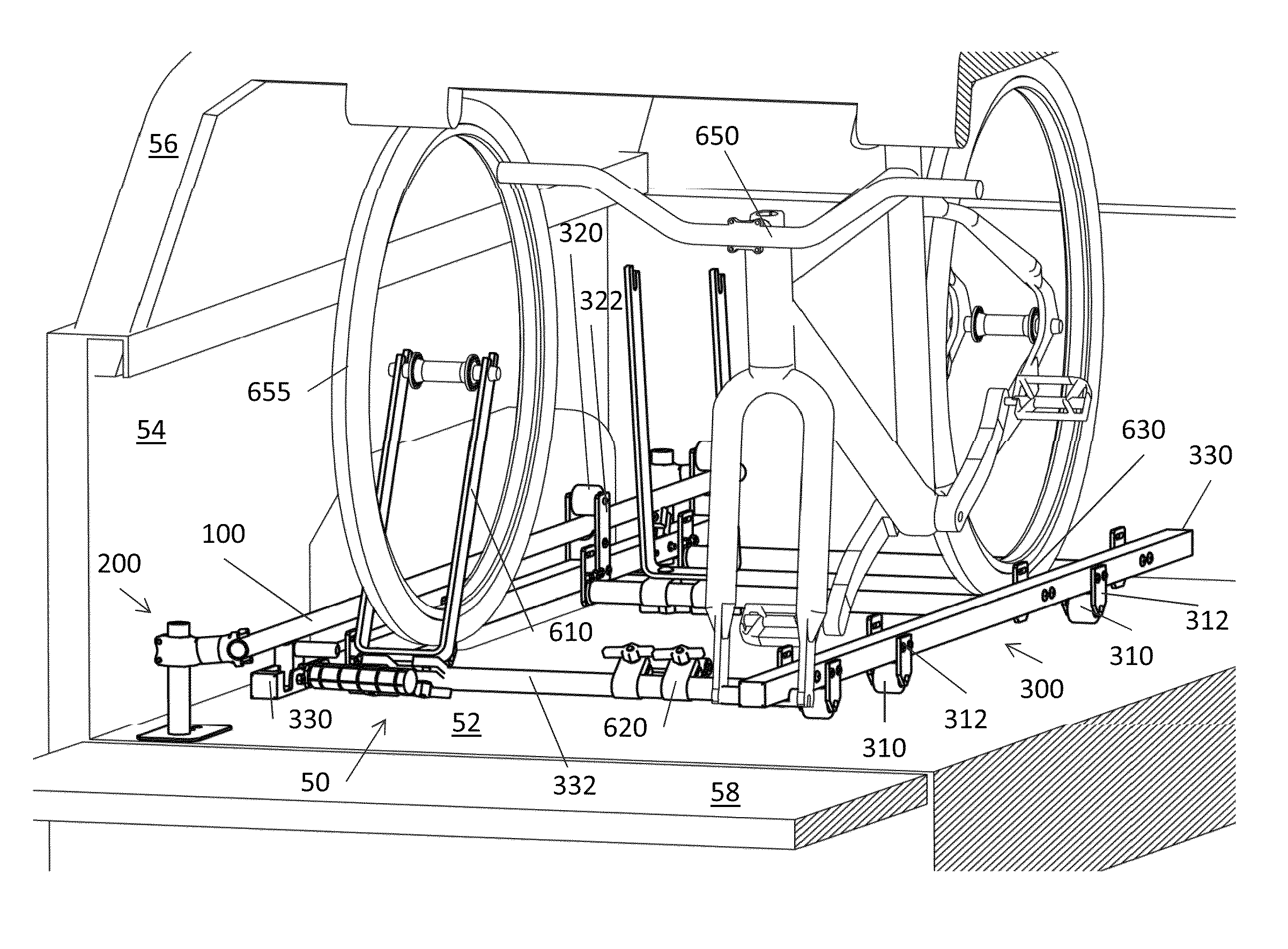 Equipment storage and retrieval system