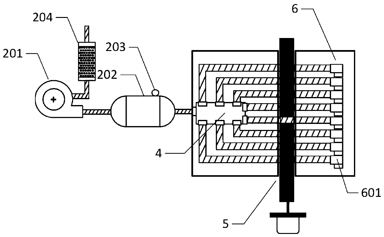 Multi-module emulsion droplet generation control device