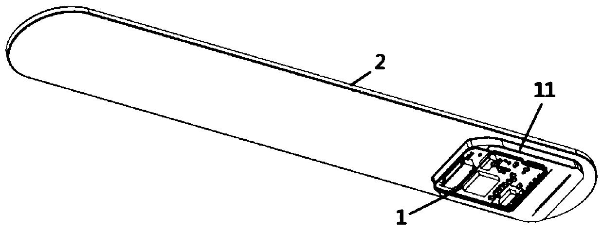 Intelligent lock fingerprint recognition device capable of prolonging service life